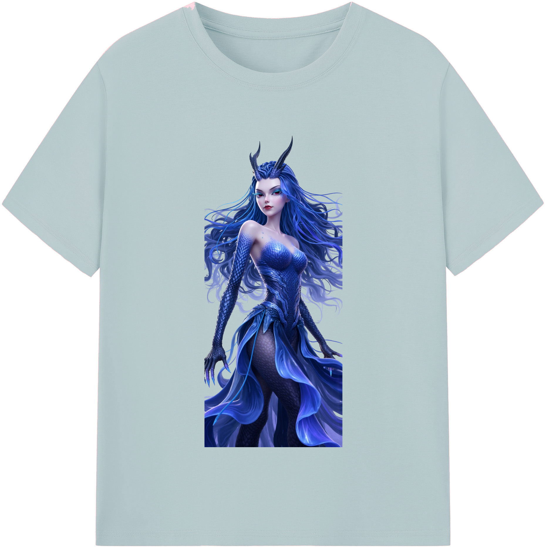 （画像用） Ne Zha 2 ナタ 魔童の大暴れ 綿100％半袖Tシャツ（フロントプリント）